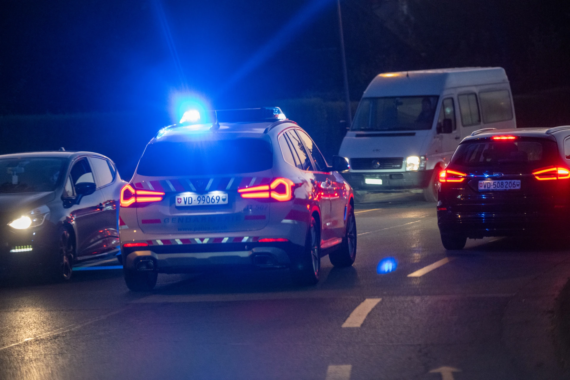 Véhicule de la Police cantonale vaudoise